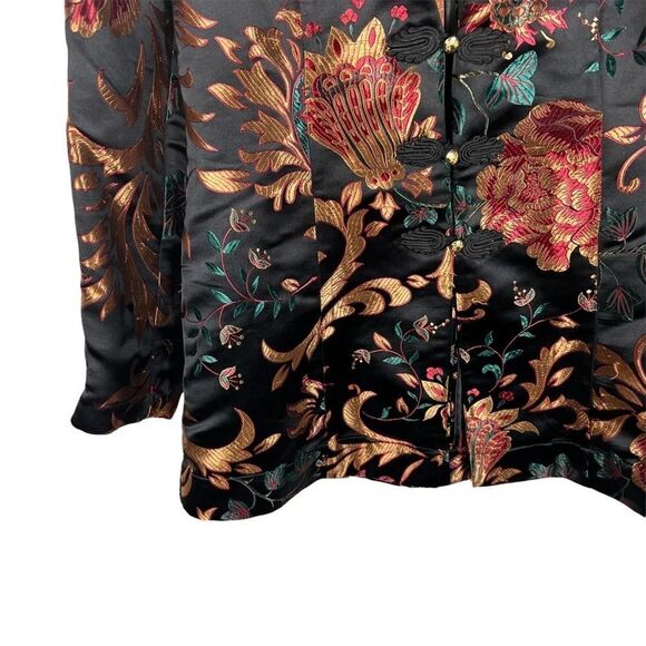 Soft Surroundings Moon Dynasty Asian Inspired Chinoiserie Jacket - Picture 8 of 16